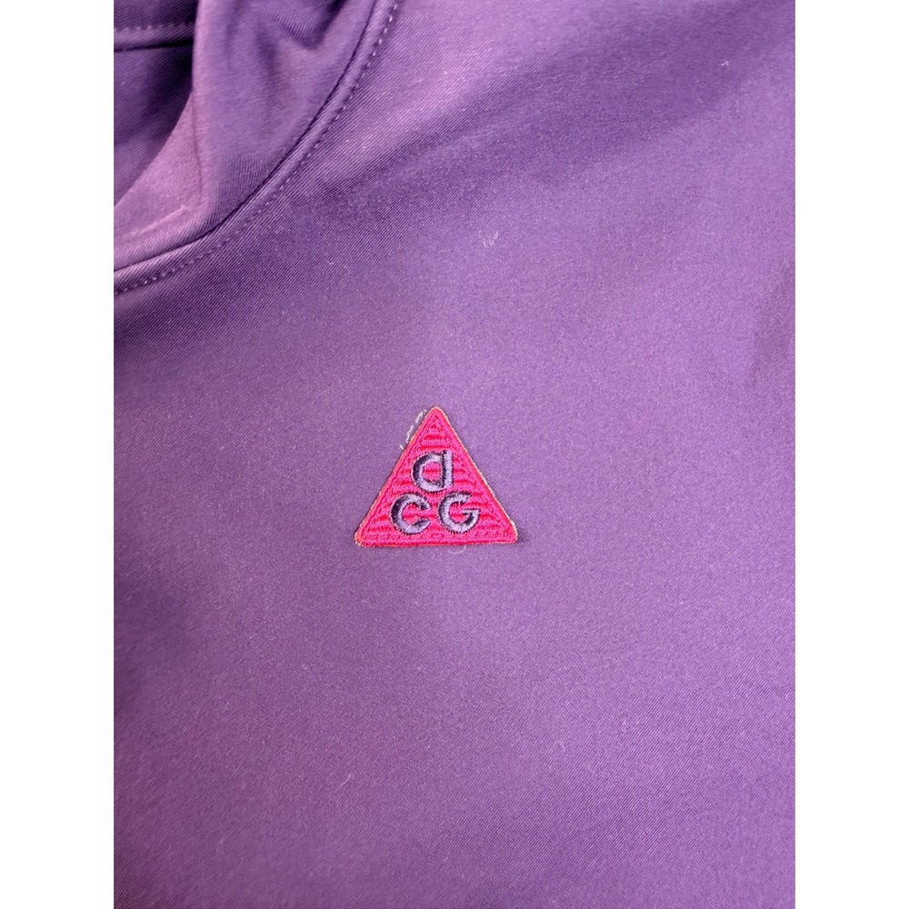 Nike ACG Purple Softshell Hoodie Jacket Womens Small Full Zip Fleece Lined Hikin - Picture 9 of 13